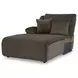 Top Tier Chocolate 4 Piece Modular Reclining Sectional with Chaise
