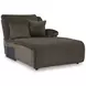 Top Tier Chocolate 3 Piece Modular Reclining Sectional with RAF Chaise