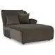 Top Tier Chocolate 4 Piece Modular Reclining Sectional with RAF Chaise