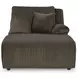 Top Tier Chocolate 3 Piece Modular Reclining Sectional with RAF Chaise