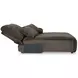 Top Tier Chocolate 3 Piece Modular Reclining Sectional with RAF Chaise