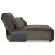 Top Tier Chocolate 3 Piece Modular Reclining Sectional with RAF Chaise