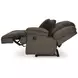Top Tier Chocolate 4 Piece Modular Reclining Sectional with LAF Chaise