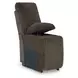 Top Tier Chocolate 4 Piece Modular Reclining Sectional with Chaise