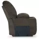 Top Tier Chocolate 4 Piece Modular Reclining Sectional with LAF Chaise