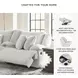Top Tier Alloy Modular Reclining 3 Piece Sectional Sofa with LAF Chaise