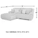 Top Tier Alloy Modular Reclining 3 Piece Sectional Sofa with LAF Chaise