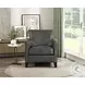 Braintree Gray Leather Accent Chair
