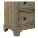 Hillcrest Camel Beige 7 Drawer Dresser and Rectangular Mirror