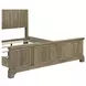 Hillcrest Camel Beige King Panel Bed