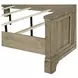 Hillcrest Camel Beige King Panel Bed