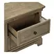 Hillcrest Camel Beige 2 Drawer Nightstand with USB Charging