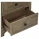 Hillcrest Camel Beige 2 Drawer Nightstand with USB Charging