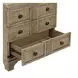Hillcrest Camel Beige 3 Drawer Bedside Chest with USB Charging