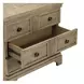 Hillcrest Camel Beige 3 Drawer Bedside Chest with USB Charging