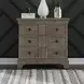 Hillcrest Camel Beige 3 Drawer Bedside Chest with USB Charging
