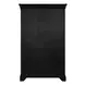 Hillcrest Camel Beige 2 Glass Door Display Cabinet with LED
