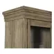 Hillcrest Camel Beige 2 Glass Door Display Cabinet with LED