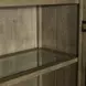 Hillcrest Camel Beige 2 Glass Door Display Cabinet with LED