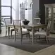 Hillcrest Camel Beige and Sand Upholstered 5 Piece Extendable Rectangular Dining Set