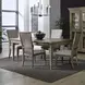 Hillcrest Camel Beige and Sand 5 Piece Extendable Rectangular Dining Set