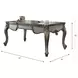 Versailles Antique Platinum 72" Executive Writing Desk