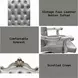Versailles Silver Upholstered Executive Office Chair with Nailhead Trim
