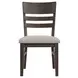 Hearst Gray Upholstered Side Chair Set of 2