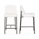 Sydney Cream Upholstered Counter Height Stool Set of 2