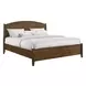 Andover Walnut King Arched Panel Bed