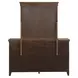 Carolina Park Amber Brown 7 Drawer Dresser with Mirror