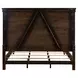 Carolina Park Amber Brown King Panel Bed