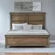 Carolina Park Amber Brown King Panel Bed
