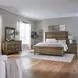 Carolina Park Amber Brown King Panel Bed