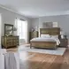 Carolina Park Amber Brown Queen Panel Bed