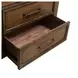 Carolina Park Amber Brown 7 Drawer Dresser