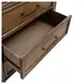 Carolina Park Amber Brown 5 Drawer Chest