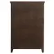 Carolina Park Amber Brown 5 Drawer Chest