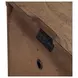 Carolina Park Amber Brown 3 Drawer Nightstand with USB Charging