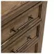 Carolina Park Amber Brown 3 Drawer Nightstand with USB Charging