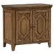 Carolina Park Amber Brown 2 Door Bedside Chest with USB Charging