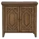 Carolina Park Amber Brown 2 Door Bedside Chest with USB Charging