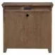 Carolina Park Amber Brown 2 Door Bedside Chest with USB Charging
