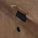 Carolina Park Amber Brown 2 Door Bedside Chest with USB Charging