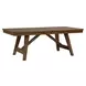 Carolina Park Amber Brown 102" Extendable Rectangular Dining Table