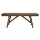 Carolina Park Amber Brown 102" Extendable Rectangular Dining Table