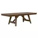 Carolina Park Amber Brown 102" Extendable Rectangular Dining Table