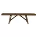 Carolina Park Amber Brown 102" Extendable Rectangular Dining Table