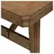 Carolina Park Amber Brown 102" Extendable Rectangular Dining Table