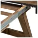 Carolina Park Amber Brown 102" Extendable Rectangular Dining Table